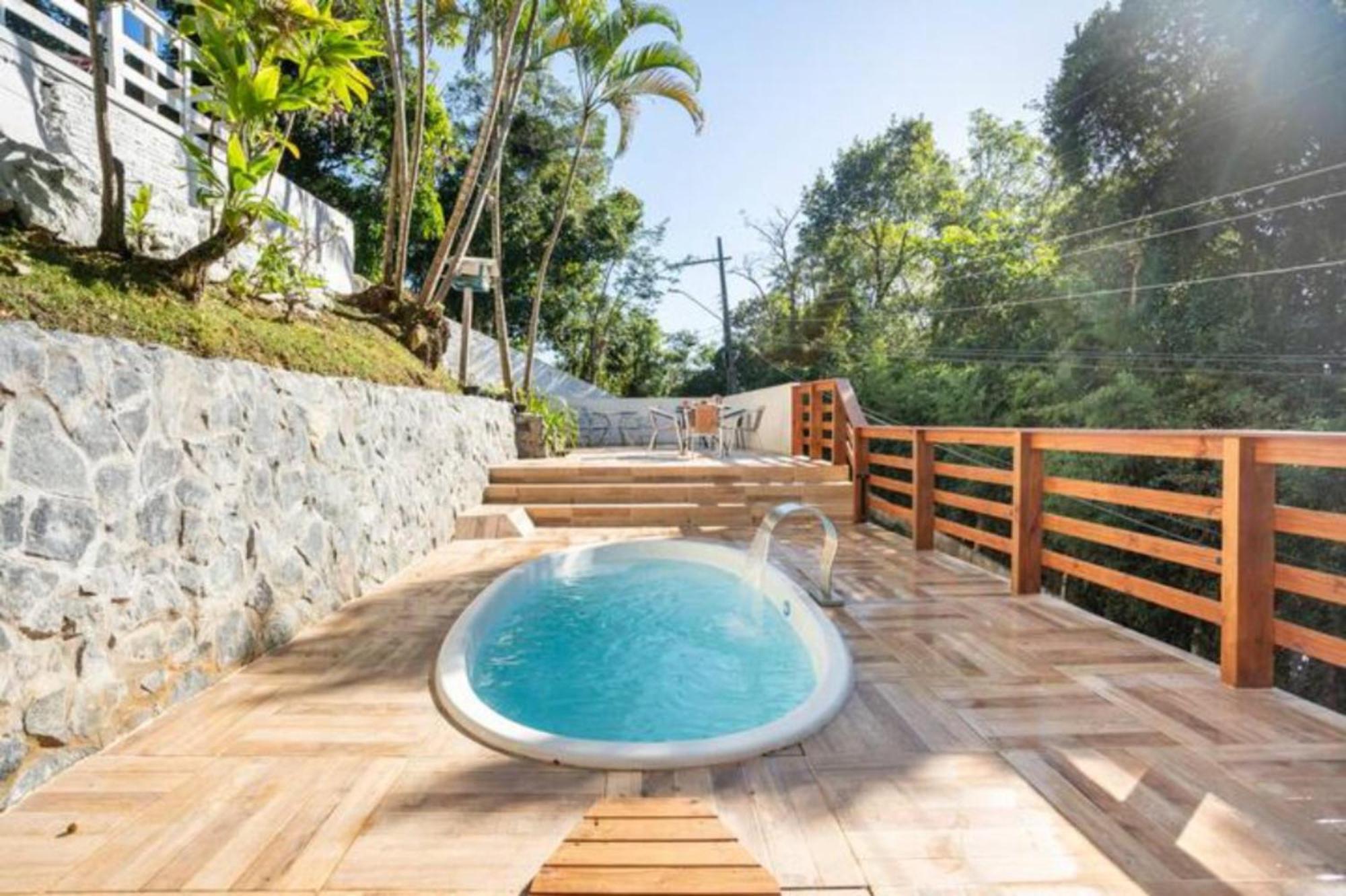 Villa Gray House - Com Piscina Pertinho Do Mar! Palhoça Exterior foto
