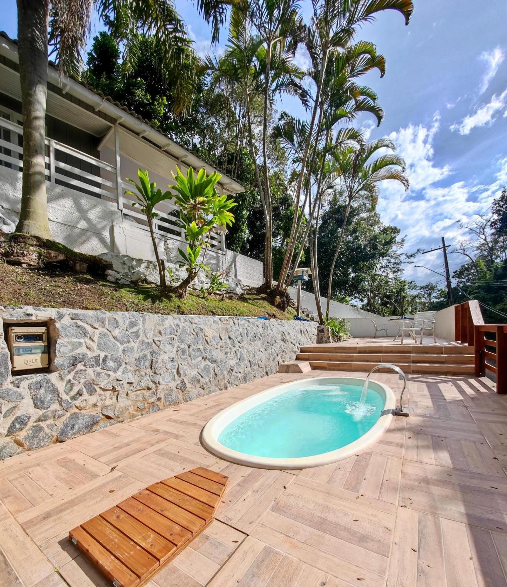 Villa Gray House - Com Piscina Pertinho Do Mar! Palhoça Exterior foto